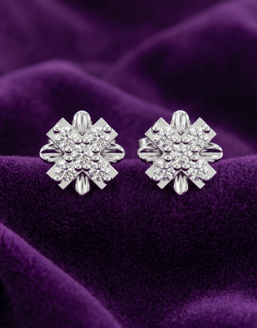Apex Geometric Earrings Main image