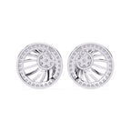 Helios Halo Diamond Studs