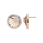 Helios Halo Diamond Studs