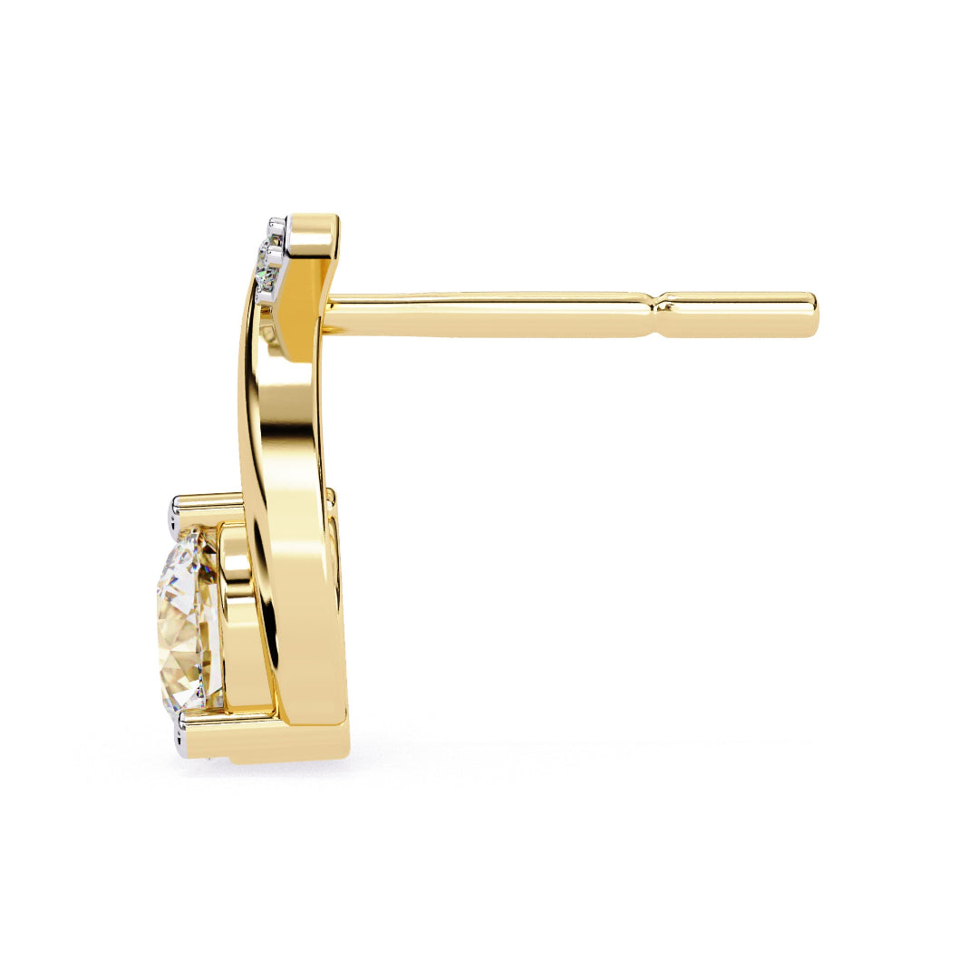 Seraphina Twist Diamond Studs