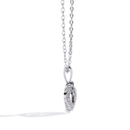 Twinkle Heart Halo Pendant