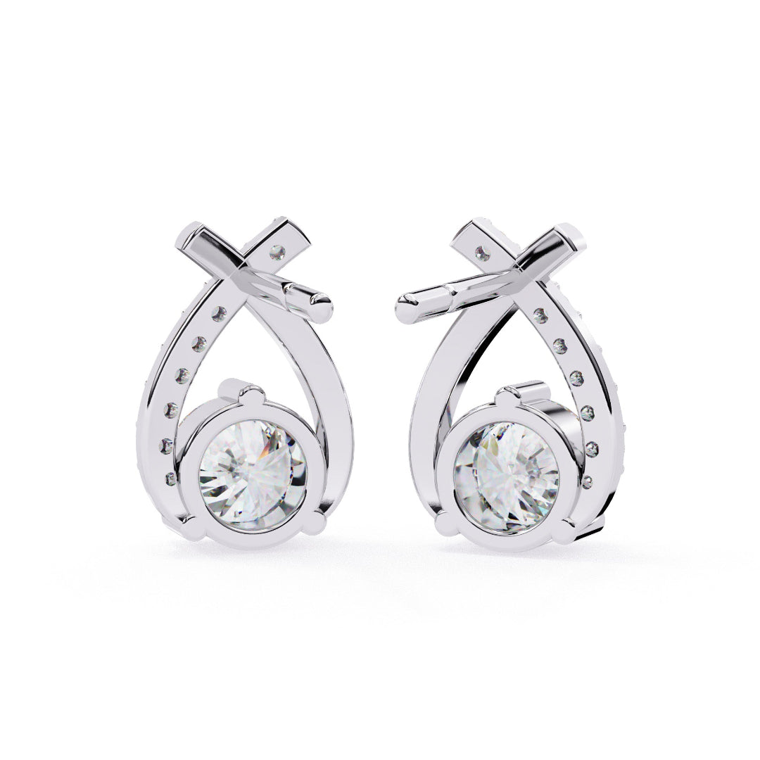 Seraphina Twist Diamond Studs