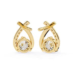 Seraphina Twist Diamond Studs