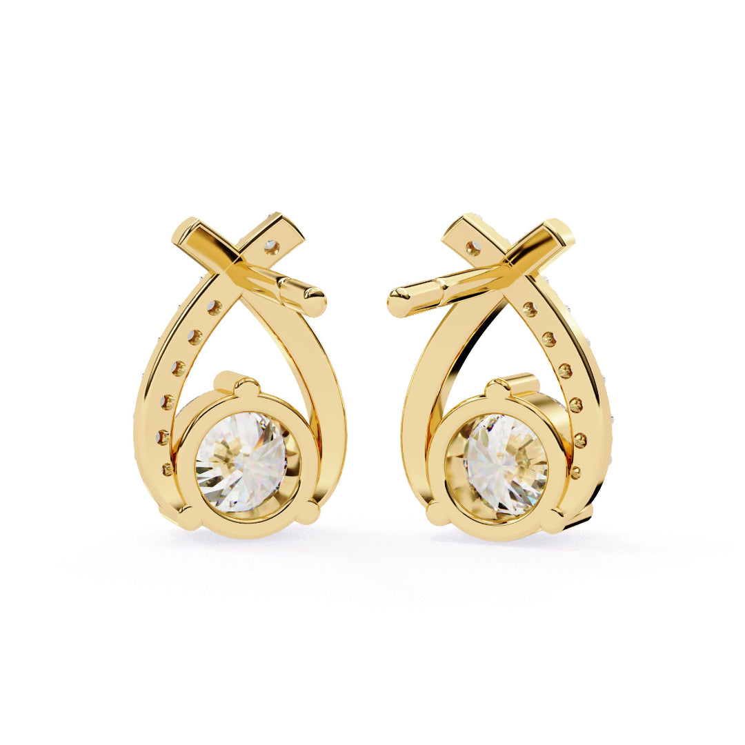Seraphina Twist Diamond Studs