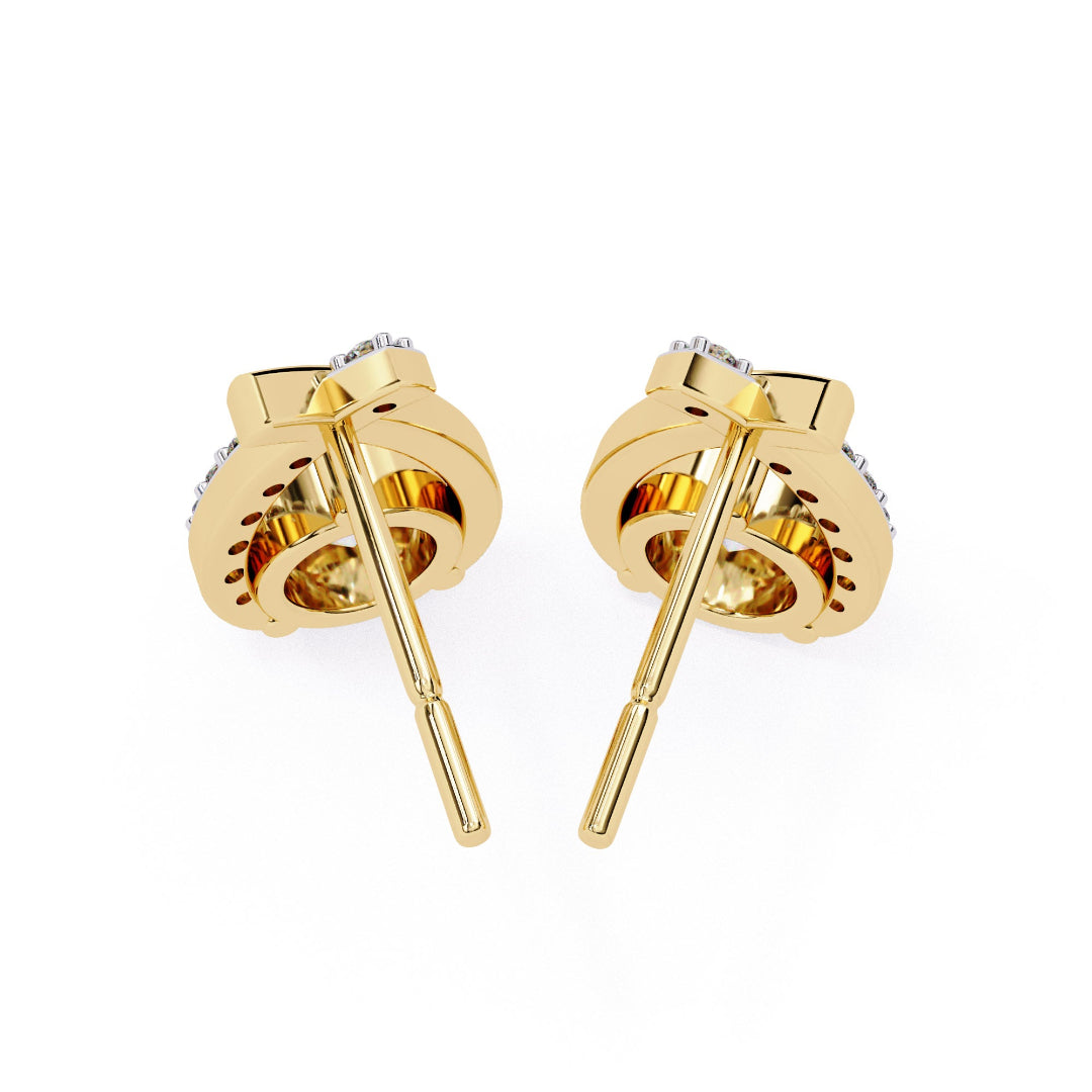 Seraphina Twist Diamond Studs