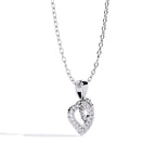 Twinkle Heart Halo Pendant