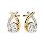 Seraphina Twist Diamond Studs