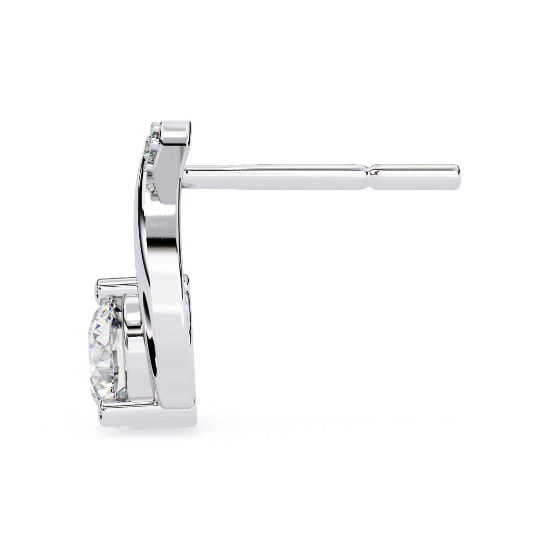 Seraphina Twist Diamond Studs
