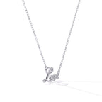 Diamond Love Script Pendant