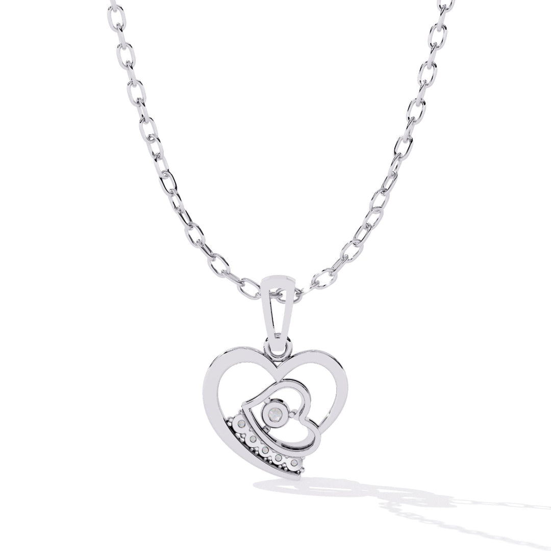 Jiya Heart Sparkle Pendant