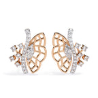 Butterfly Diamond Stud Earrings