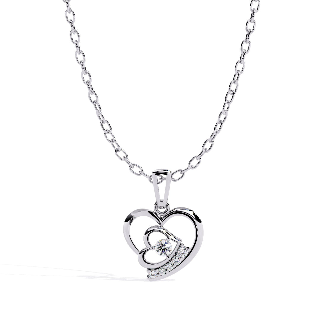 Jiya Heart Sparkle Pendant