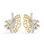 Butterfly Diamond Stud Earrings
