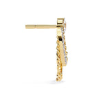 Circle Chain Diamond Studs