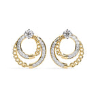 Circle Chain Diamond Studs