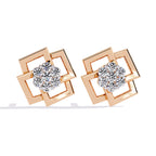 Prism Diamond Stud Earrings