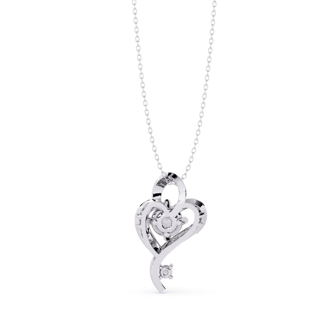 Swirl Heart Pendant