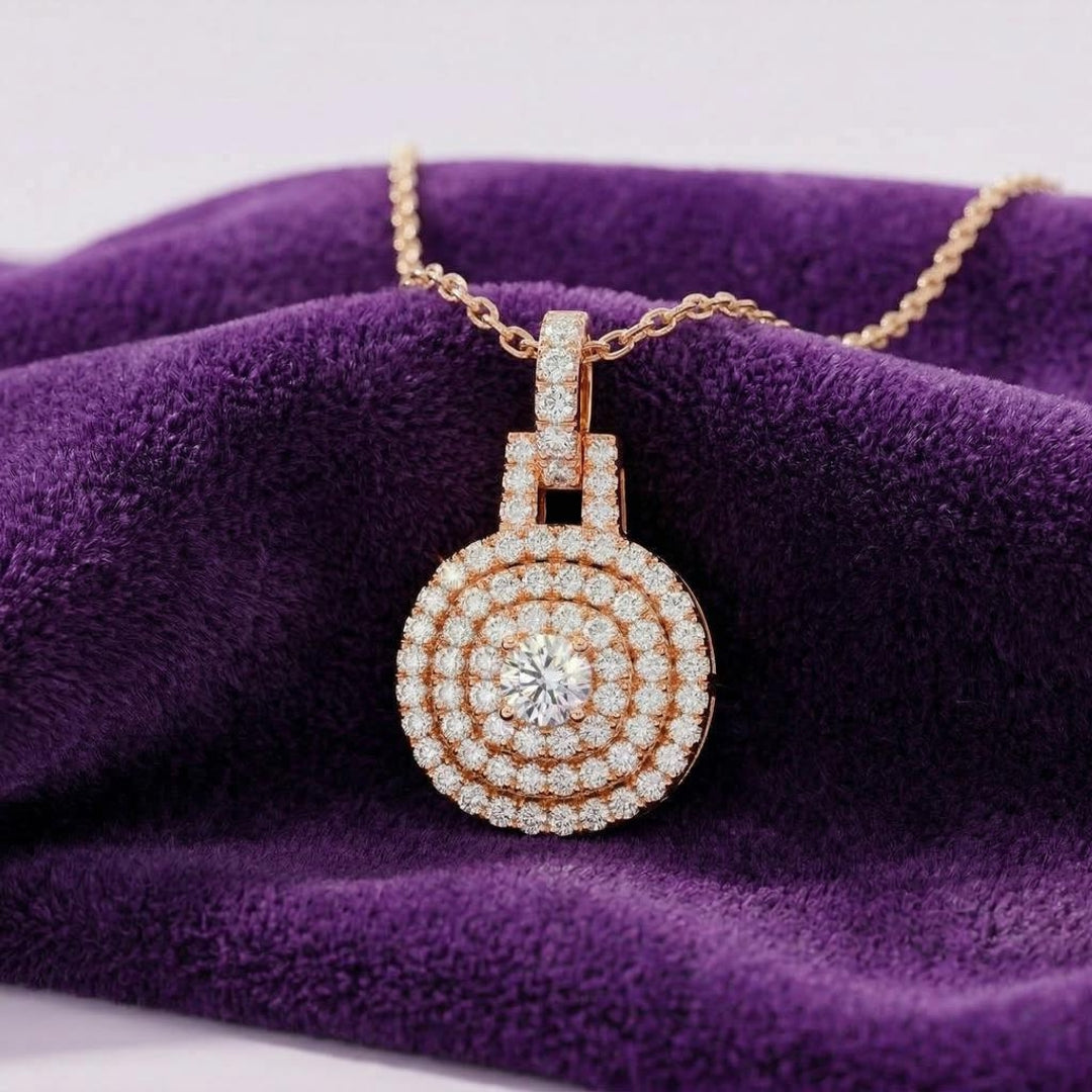 Leela Orbit Diamond Pendant