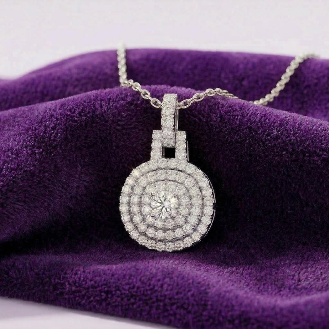 Leela Orbit Diamond Pendant Main image