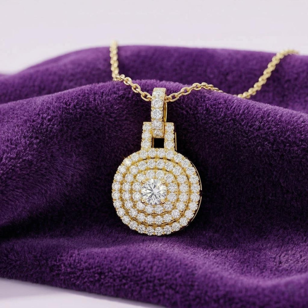 Leela Orbit Diamond Pendant