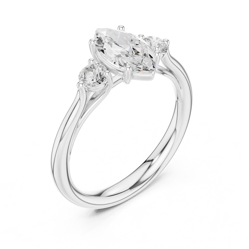 Ninza Solitaire Marquise ring