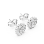 Snowflake Radiance Cluster Studs