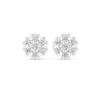 Snowflake Radiance Cluster Studs