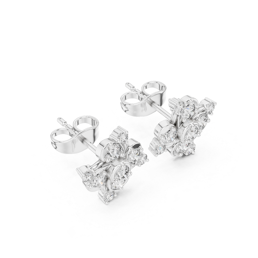 The Vortex Bloom Diamond Studs