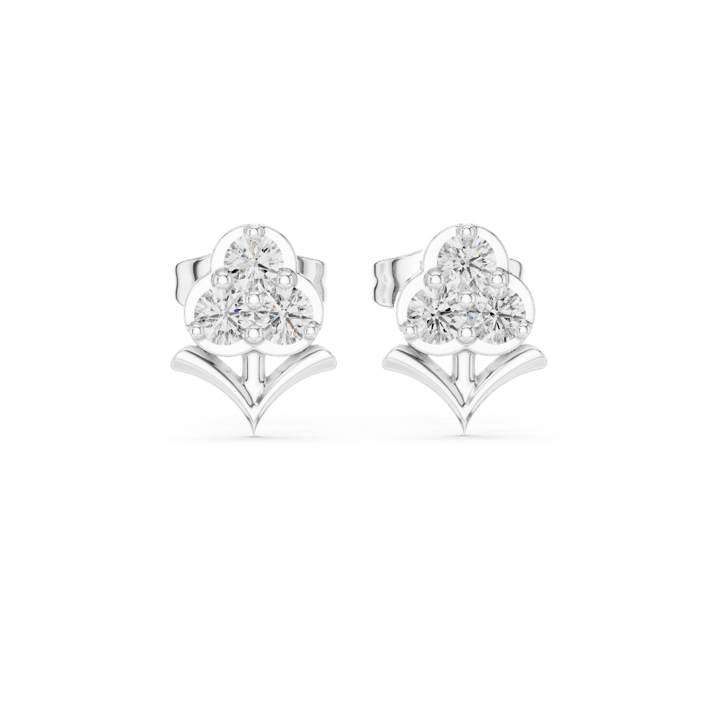 Azalea Leaf Cluster Earrings