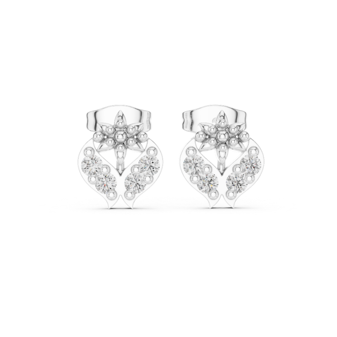 Ethereal Jasmine Cluster Earrings