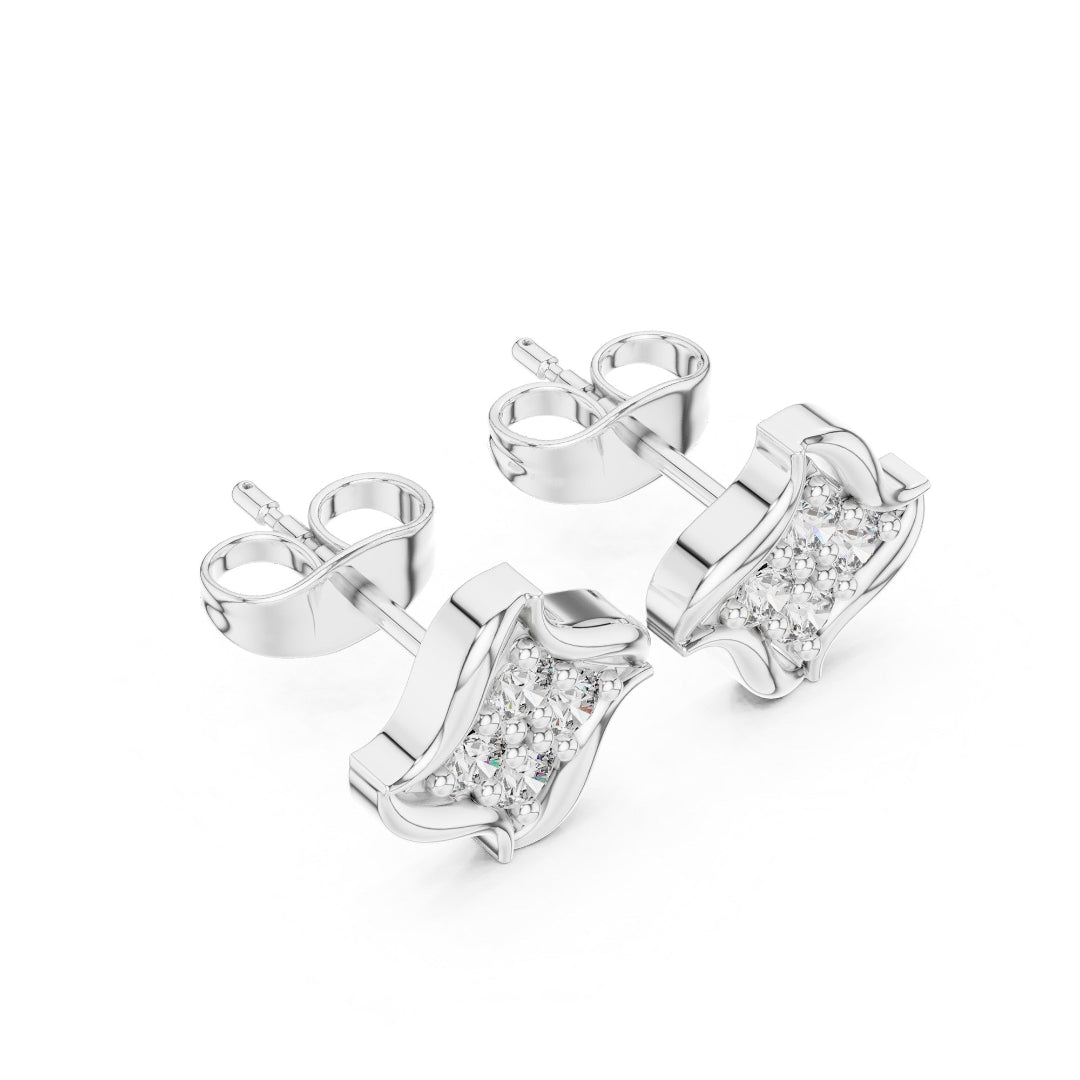 Serene Glow Square Studs