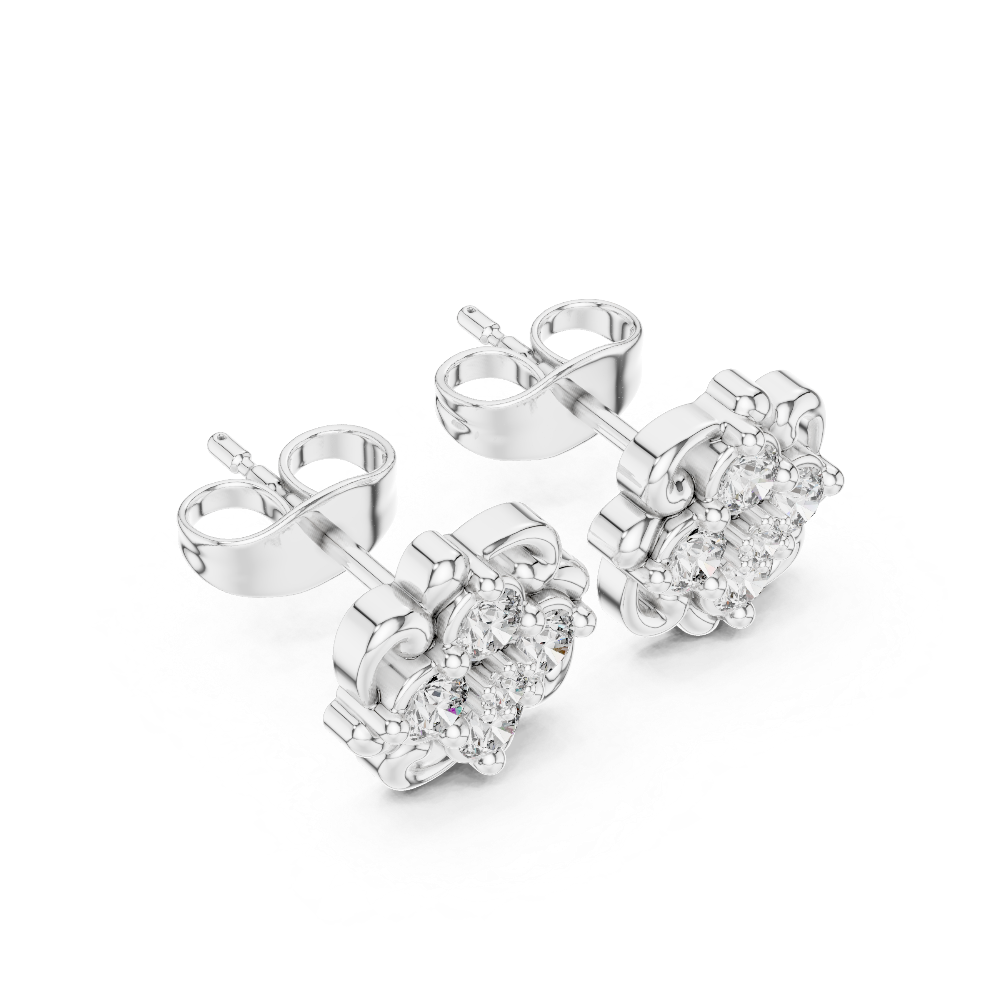 The Majestic Bloom Tiered Studs