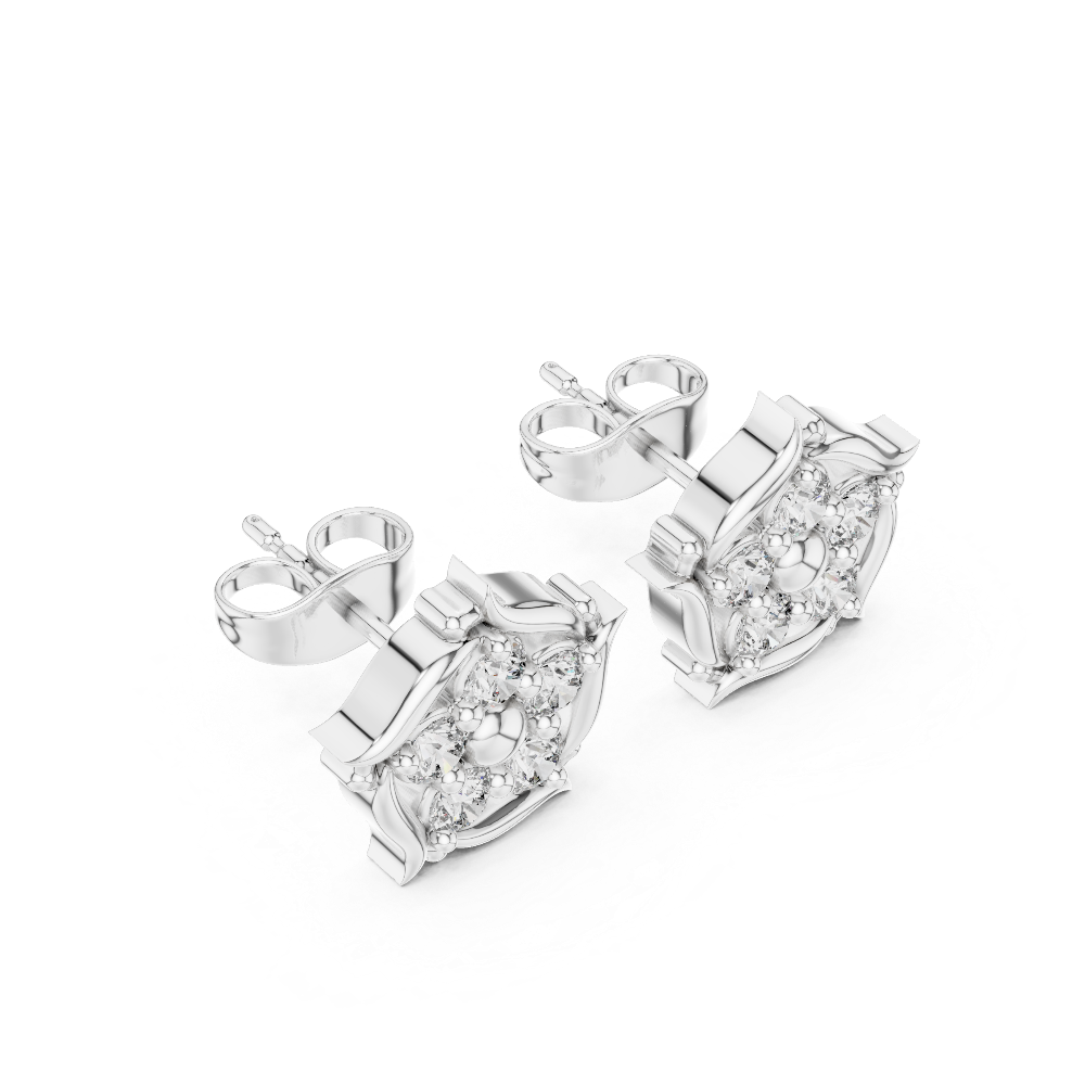 Vintage Guardian Cluster Earrings