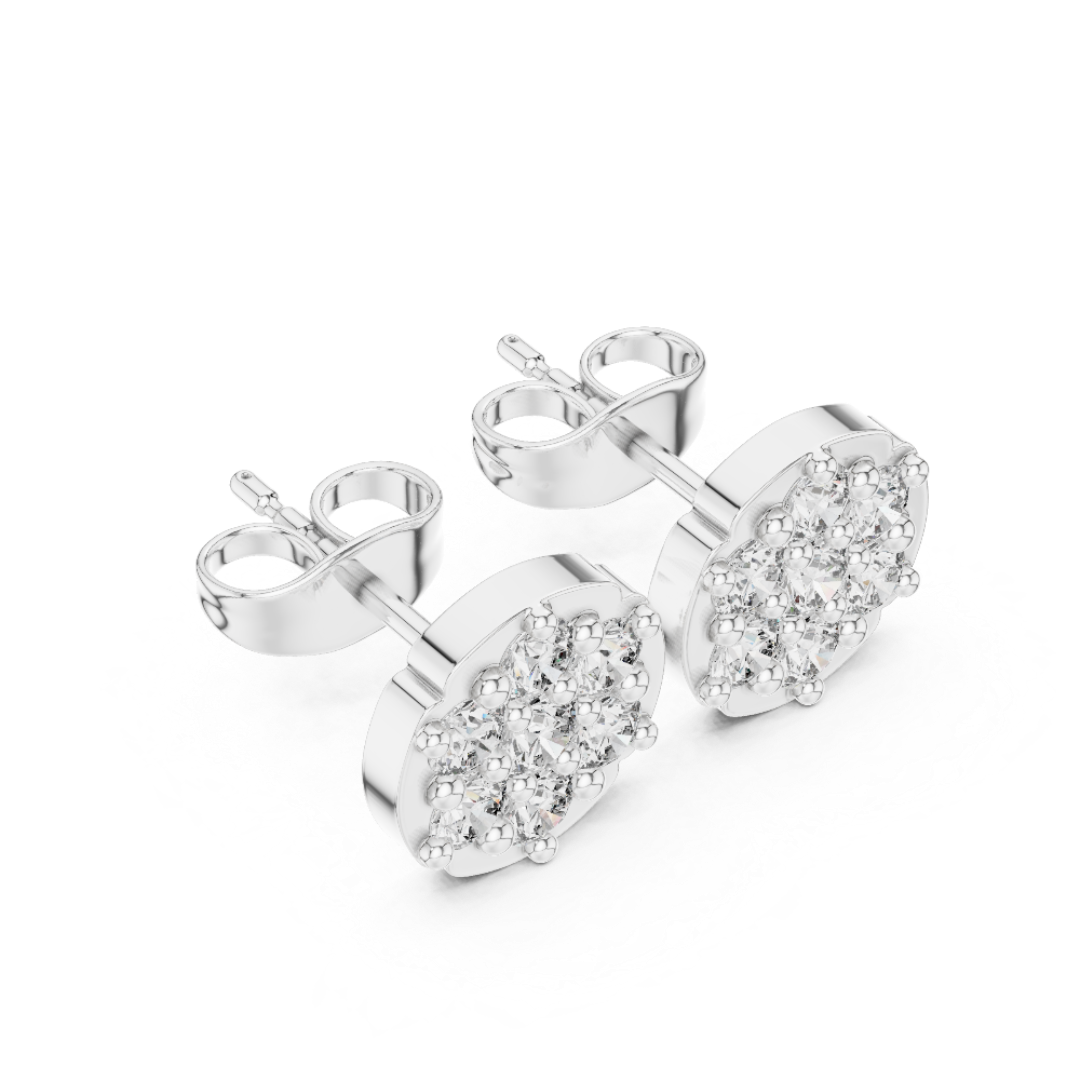 Stella Prism Silver Earrings Stud