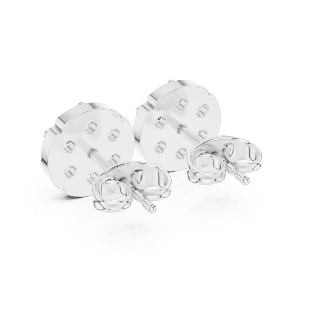 Stella Prism Silver Earrings Stud