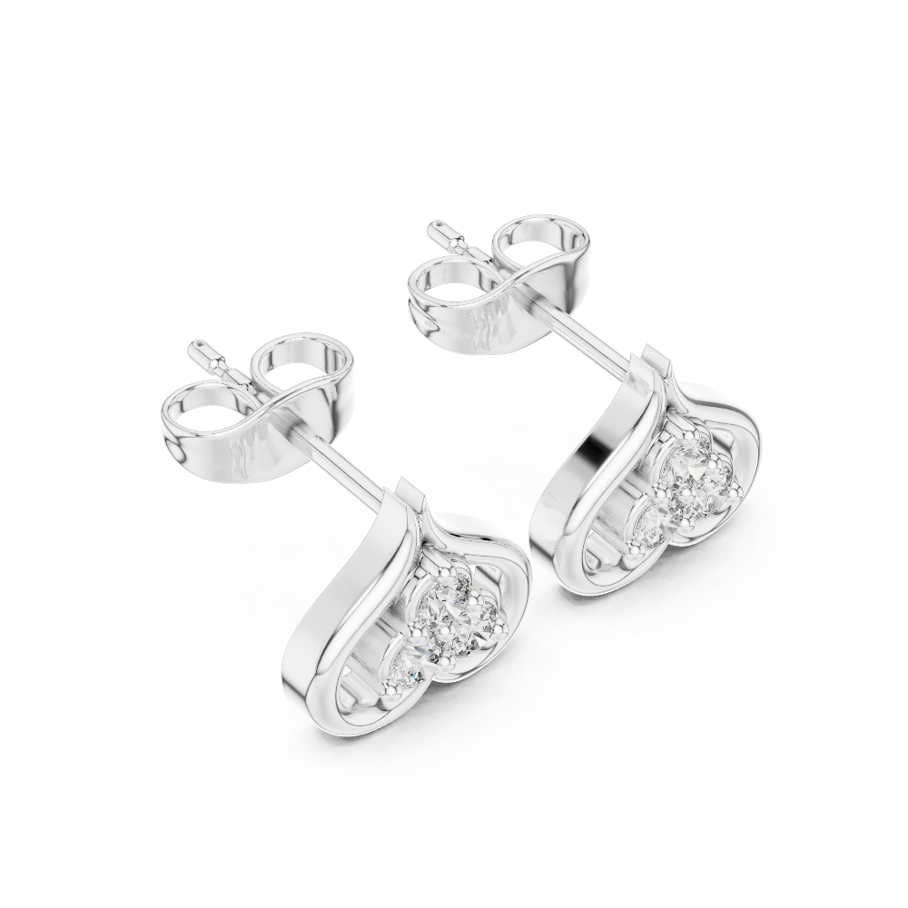 Celestial Bloom Split-Prong Earrings