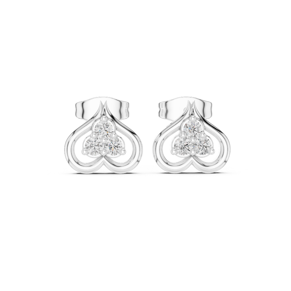 Celestial Bloom Split-Prong Earrings