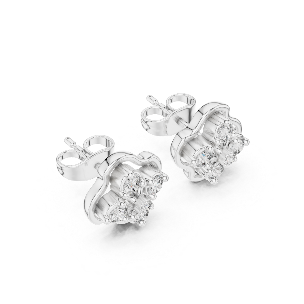 The Vintage Lace Halo Studs