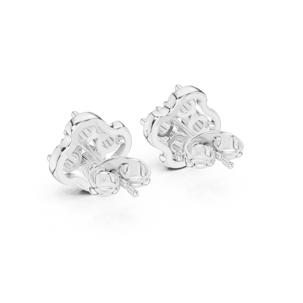 The Vintage Lace Halo Studs