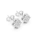 Royal Brilliance Cluster Earrings