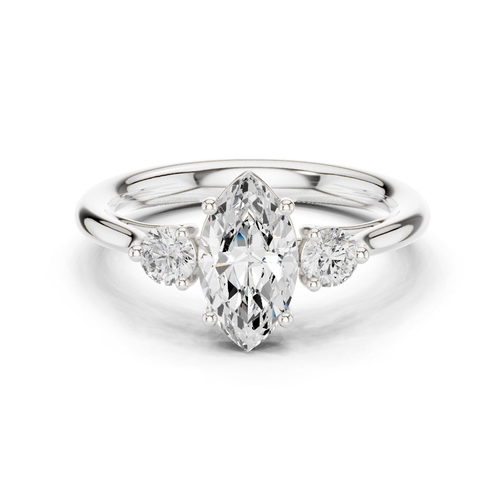 Ninza Solitaire Marquise ring