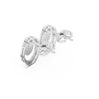 Neeva Oval Halo Earrings