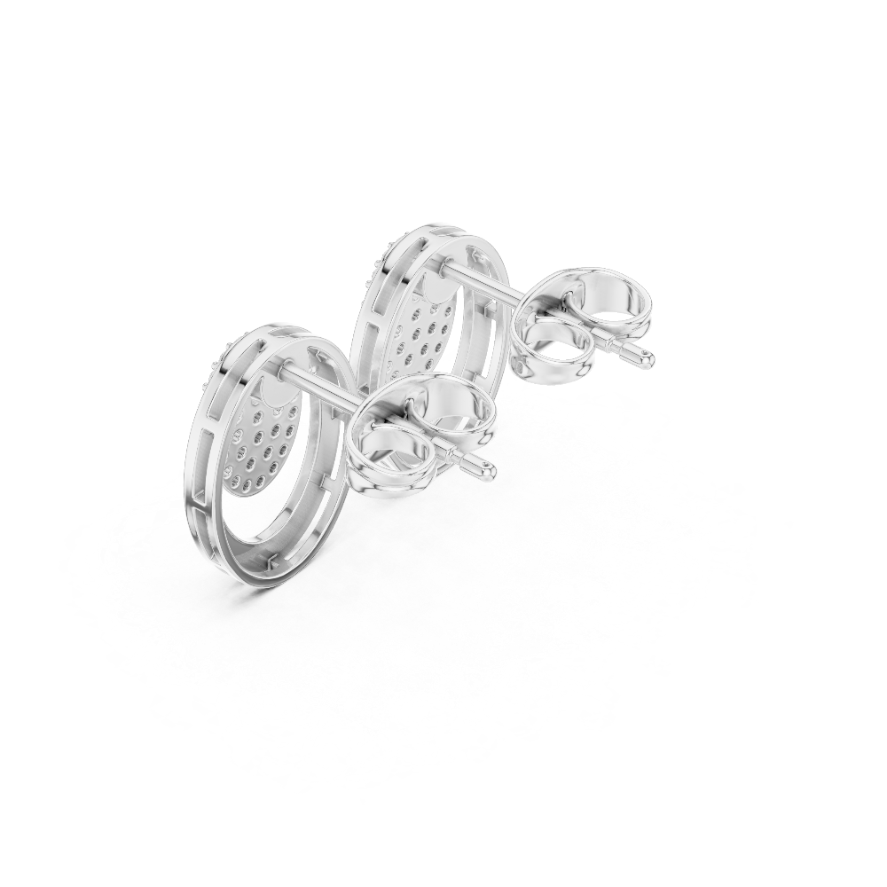 Neeva Oval Halo Earrings