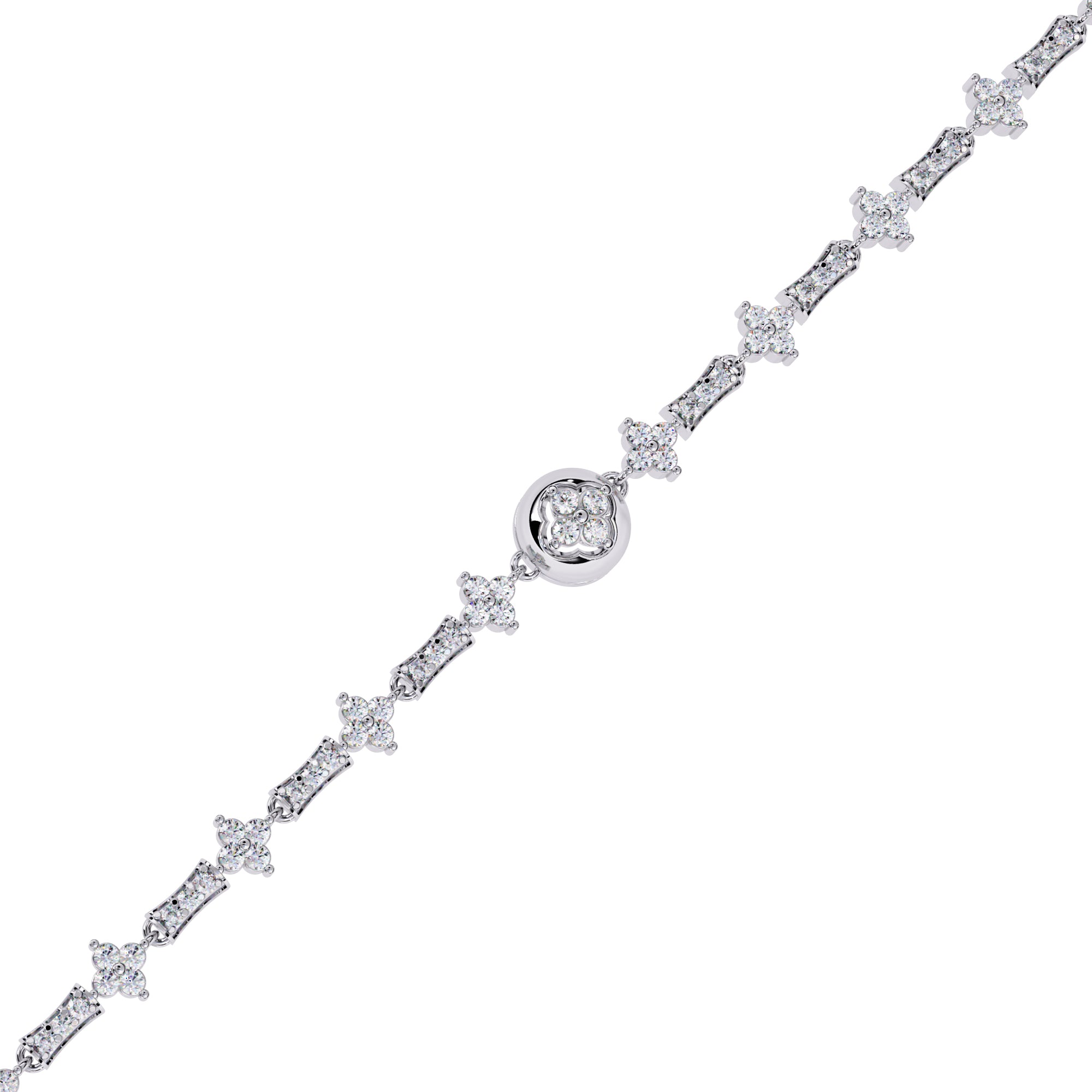 Vintage Flora Lab-Diamond Band