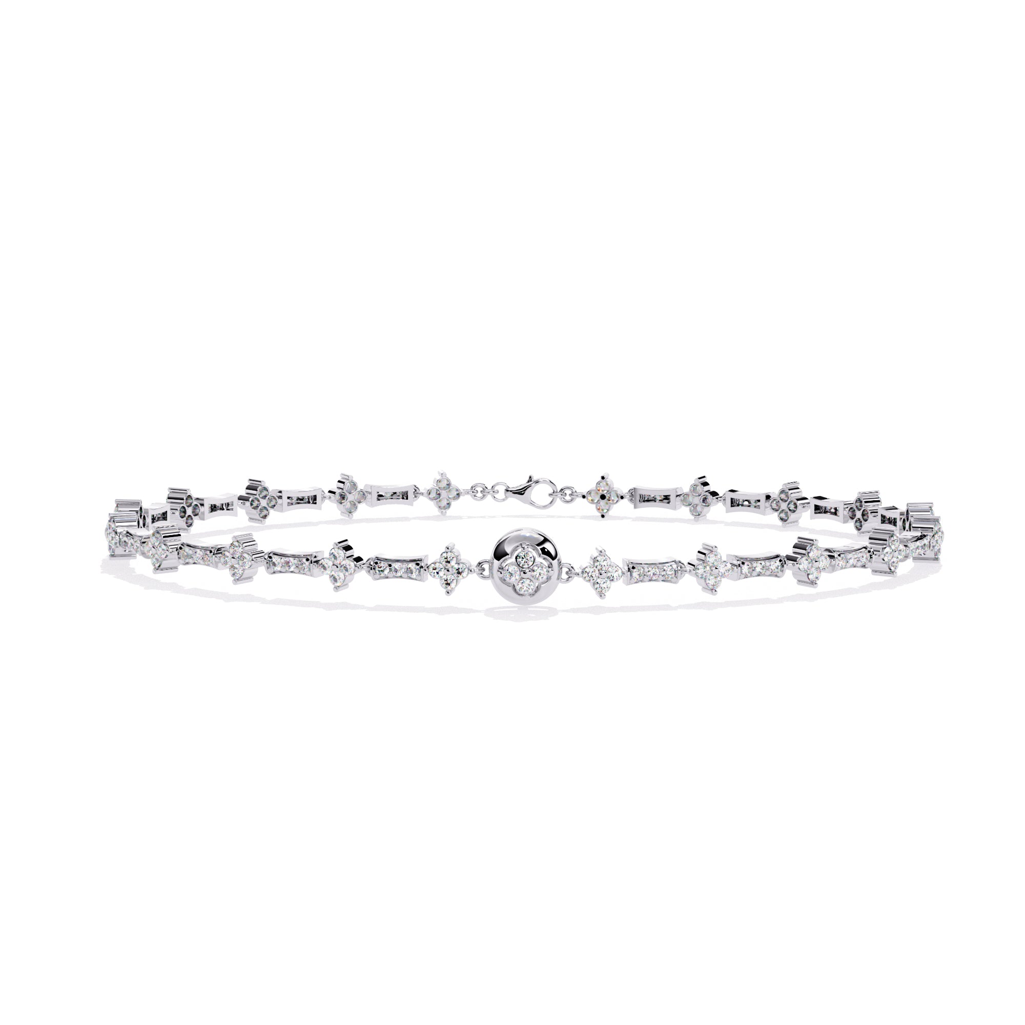 Vintage Flora Lab-Diamond Band