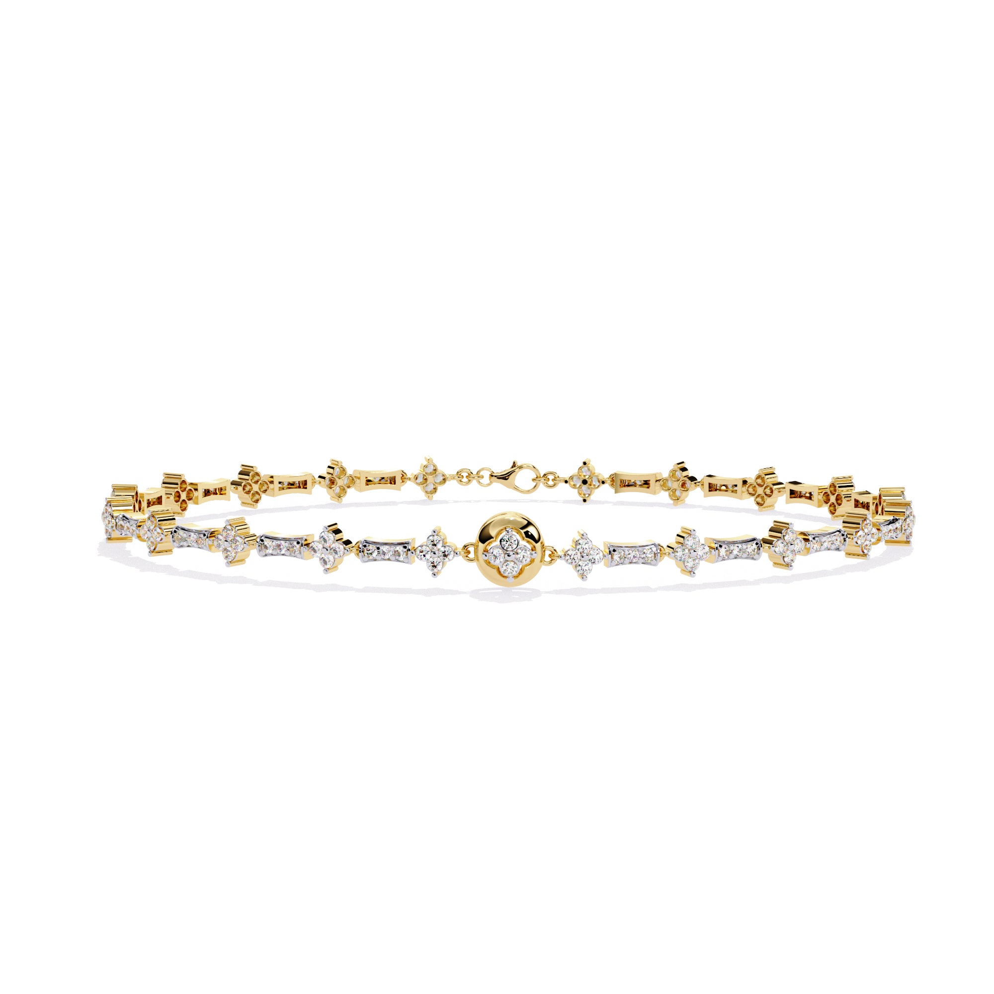 Vintage Flora Lab-Diamond Band