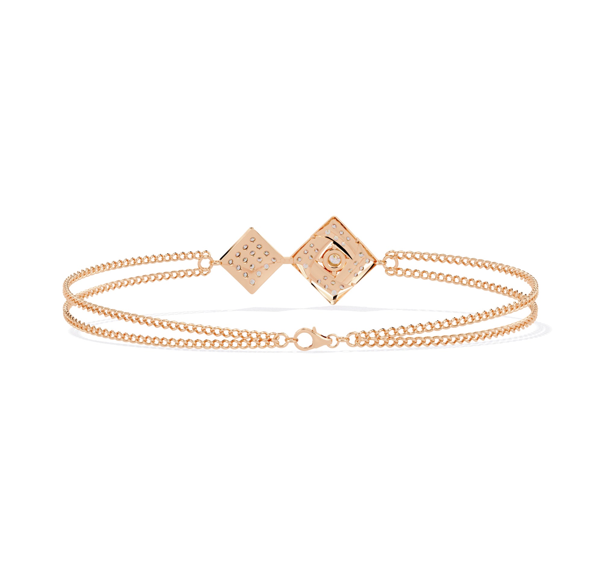 Celestia Square Lab-Grown Diamond Bracelet