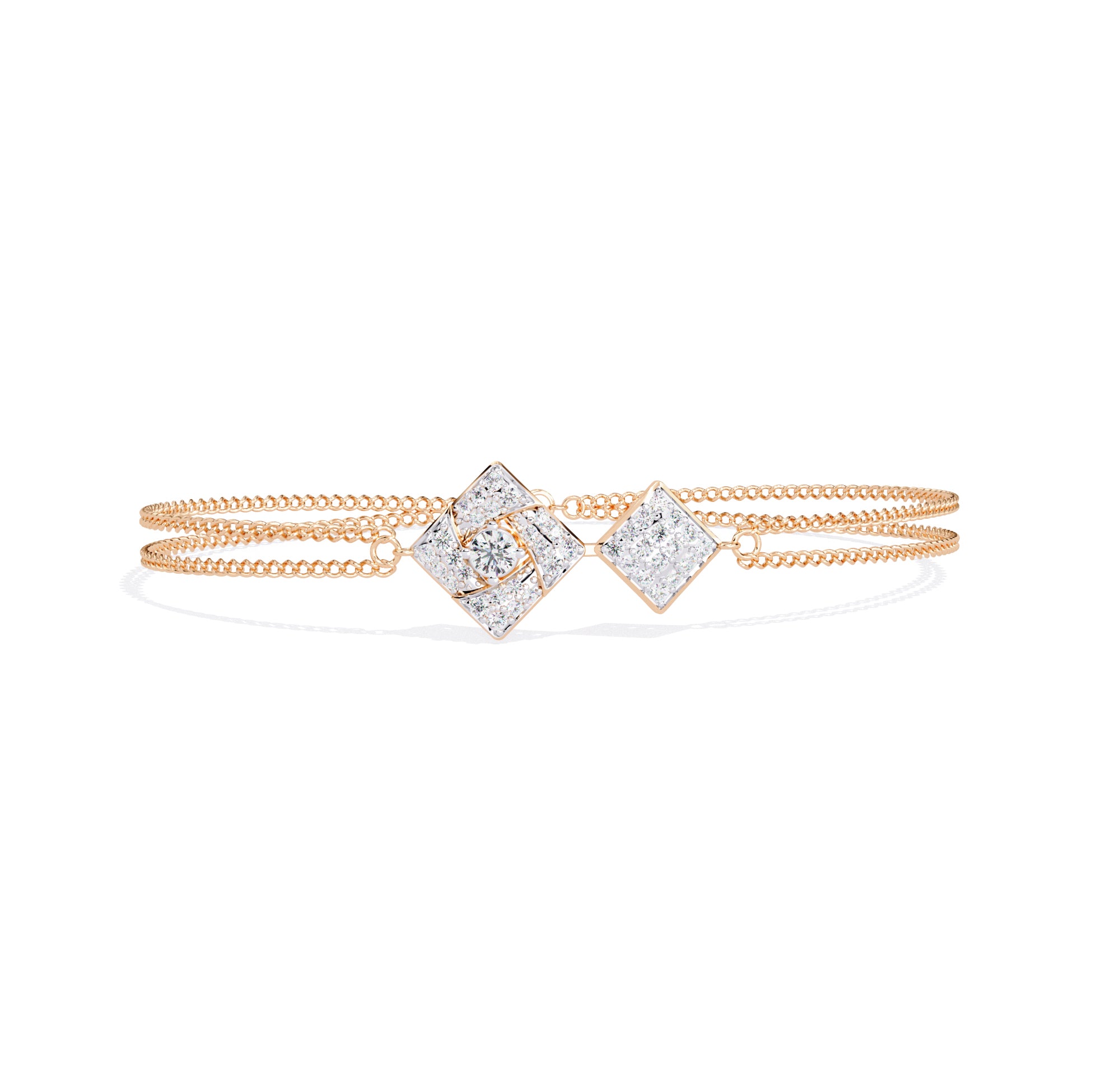 Celestia Square Lab-Grown Diamond Bracelet Secondary image