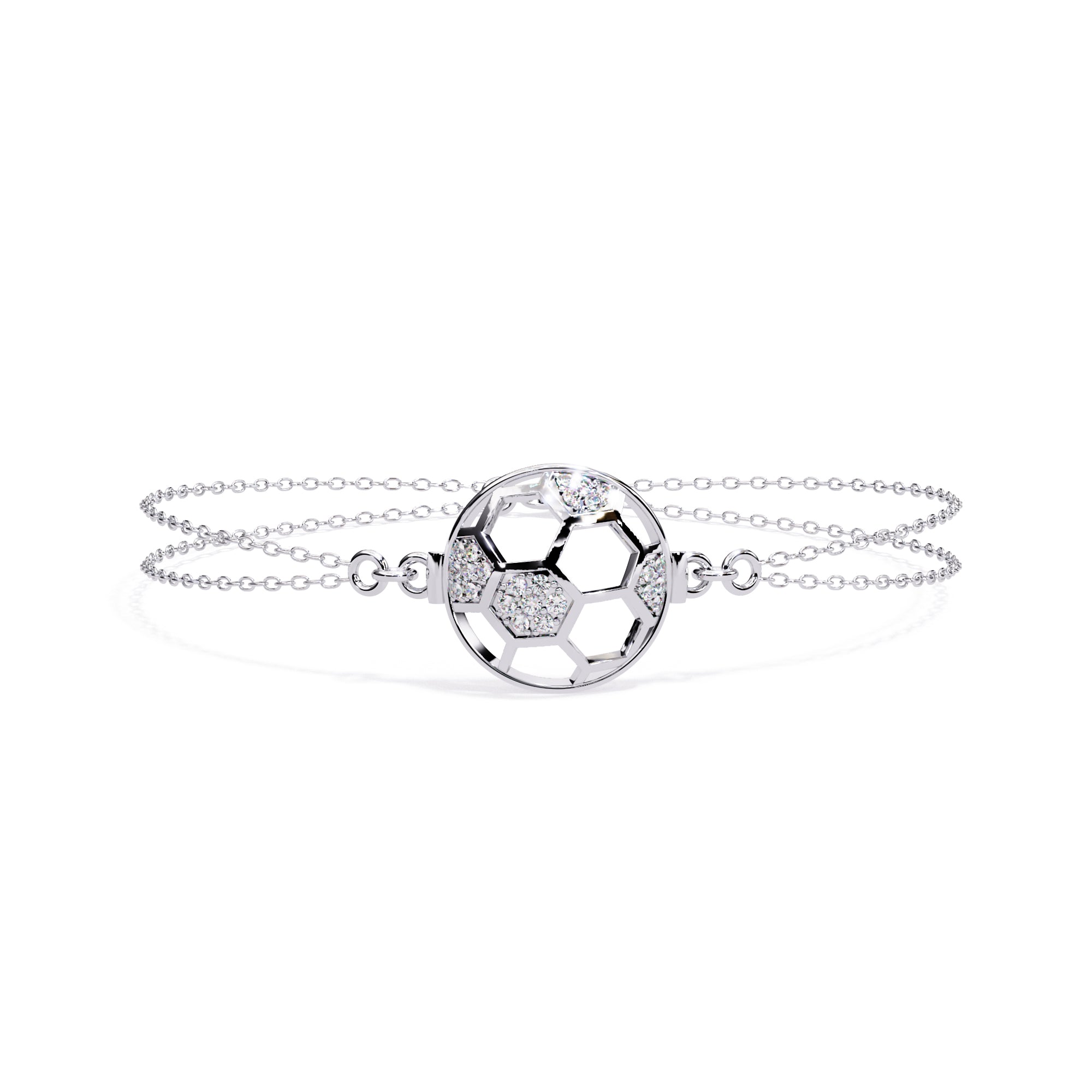 Champions Hex Diamond Bracelet