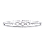 Dual Chain Diamond Bracelet